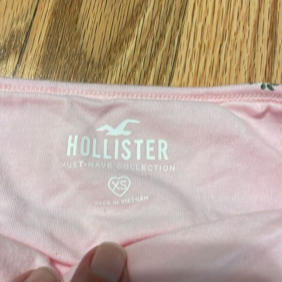 NWOT Hollister Pink Halter, Floral, XS - Picture 4 of 6